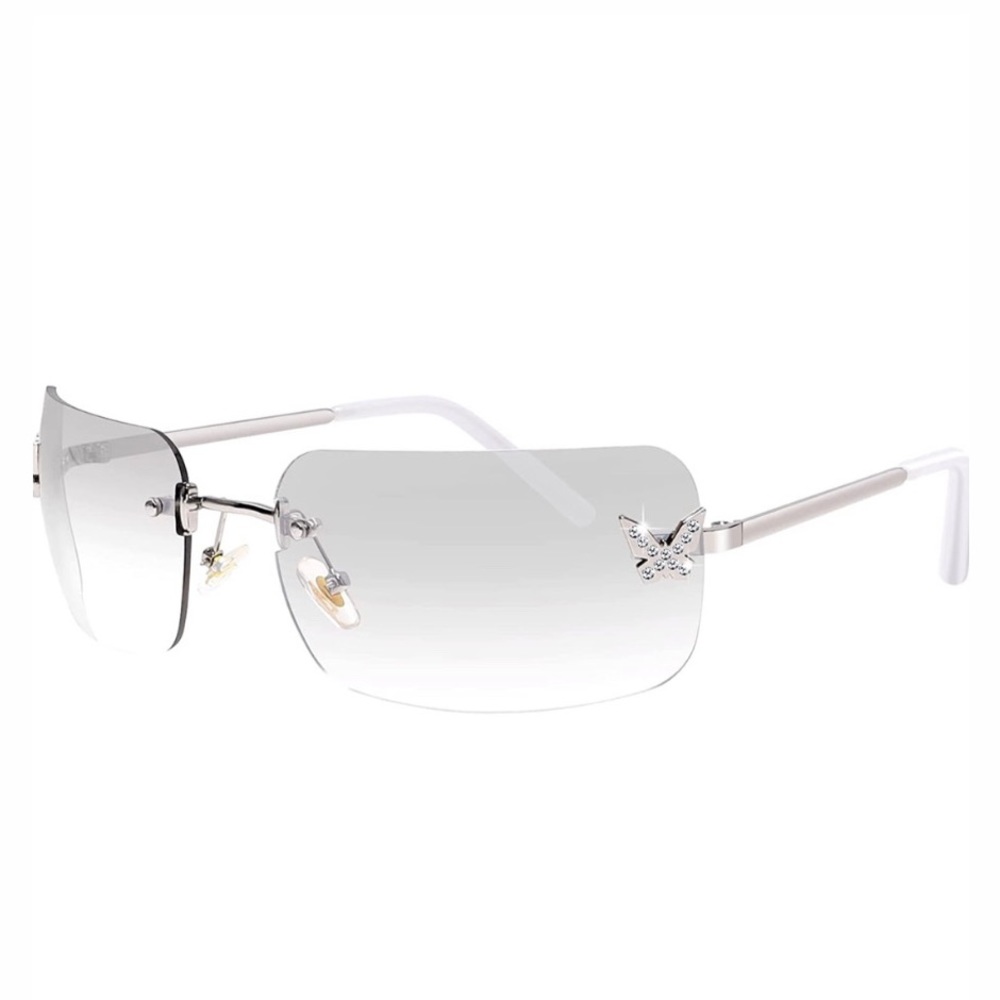 AMAZON BRAND TRENDY RIMLESS SUNGLASSES